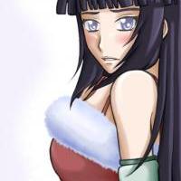 Hinata Hyuuga in sexy Santa Outfit